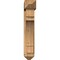 Ekena Millwork Merced Arts and Crafts Rough Sawn Bracket w/ Offset Brace, Western Red Cedar, 8"W x 32"D x 44"H BKT0806X32X44MRC03RWR - alternate 2